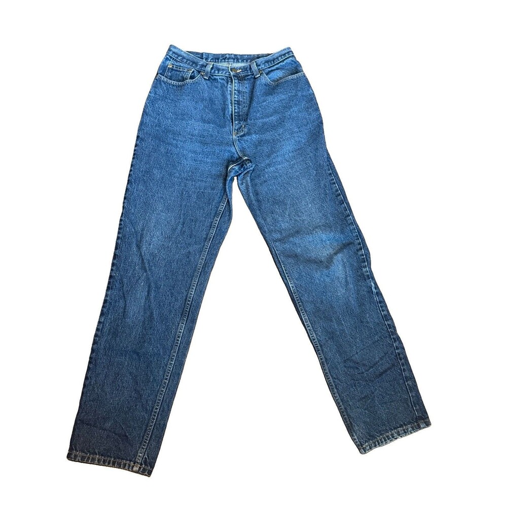 Vintage LL Bean Double L Jeans Womens 12T Tall High Rise Relaxed Fit Mom